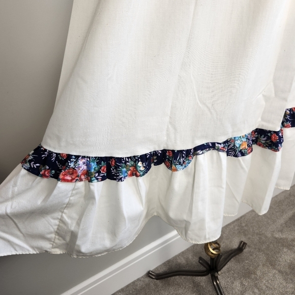 Vintage Honolulu Hawaii Smocked Tank Midi Dress Summer Retro Tiki Beach Resort - Picture 5 of 16